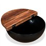 vidaXL Table Basse Table d'Appoint Table de Canapé Salon Meuble de Salle de Séjour Maison Intérieur Bois de Récupération Massif 