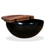 vidaXL Table Basse Table d'Appoint Table de Canapé Salon Meuble de Salle de Séjour Maison Intérieur Bois de Récupération Massif 