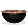 vidaXL Table Basse Table d'Appoint Table de Canapé Salon Meuble de Salle de Séjour Maison Intérieur Bois de Récupération Massif 