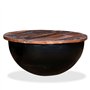 vidaXL Table Basse Table d'Appoint Table de Canapé Salon Meuble de Salle de Séjour Maison Intérieur Bois de Récupération Massif 