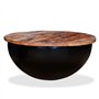 vidaXL Table Basse Table d'Appoint Table de Canapé Salon Meuble de Salle de Séjour Maison Intérieur Bois de Récupération Massif 