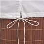 vidaXL Panier à Linge Panier de Rangement Corbeille à Linge Panier de Stockage Salle de Bain Maison Intérieur Rectangulaire Bamb