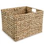 vidaXL Panier de Rangement 3 pcs Boîte de Rangement Panier de Stockage Bac de Rangement Salon Chambre à Coucher Maison Intérieur