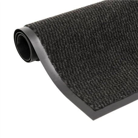 vidaXL Paillasson Rectangulaire Tapis de Sol Antidérapant Tapis de Porte Tapis d'Entrée Paillasson de Couloir Interieur Anti-pou