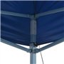 vidaXL Chapiteau Rétractable Tonnelle Pavillon Pliable de Jardin 3x4,5 m Bleu