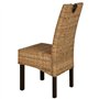 vidaXL 6X Chaise de Salle à Manger Rotin Kubu Bois de Manguier Chaise à Manger