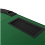 vidaXL Table de Poker Pliable pour 9 Joueurs 3 Plis Ovale Vert Table Casino
