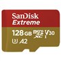 SanDisk Extreme 128GB microSDXC Memory Card for Action Cameras & Drones with A2 App Performance up to 160MB/s, Class 10, U3, V30