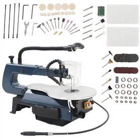 vidaXL Ensemble de Scie à Chantourner 108 pcs Electrique Travaux de Coupe
