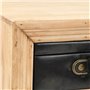 vidaXL Table de Chevet Bois de Sapin Massif 43x38x50 cm Décor Chambre Maison