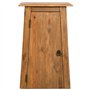 vidaXL Armoire Latérale de Salle de Bain, Meuble de Rangement avec Étagère, Organisateur Chambre à Coucher Salon Intérieur, Pin 