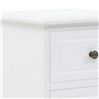 vidaXL Table de Chevet MDF Table de Nuit Armoire Chambre à Coucher Bois de Pin