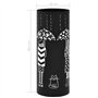 vidaXL Porte-Parapluie Femmes Acier Noir Support Parapluie Meuble d'Entrée