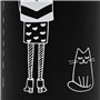 vidaXL Porte-Parapluie Femmes Acier Noir Support Parapluie Meuble d'Entrée