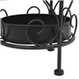 vidaXL Porte-Parapluie Style Vintage Métal Noir Support pour Parapluies