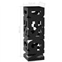 vidaXL Porte-Parapluie Design Acier Noir Support de Parapluies Meuble d'Entrée