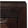vidaXL Table de Chevet Bois de Récupération Solide Table de Nuit Armoire