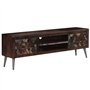 vidaXL Meuble TV Bois de Récupération Solide Armoire Basse Support Salon