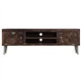 vidaXL Meuble TV Bois de Récupération Solide Armoire Basse Support Salon