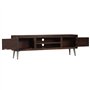vidaXL Meuble TV Bois de Récupération Solide Armoire Basse Support Salon