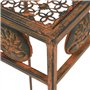 vidaXL 3x Supports de Plantes Style Vintage Métal Rouillé Porte-plante