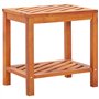 vidaXL Table d'Appoint Bois d'Acacia Massif 45x33x45 cm Table Auxiliaire