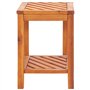 vidaXL Table d'Appoint Bois d'Acacia Massif 45x33x45 cm Table Auxiliaire