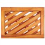 vidaXL Table d'Appoint Bois d'Acacia Massif 45x33x45 cm Table Auxiliaire