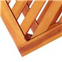vidaXL Table d'Appoint Bois d'Acacia Massif 45x33x45 cm Table Auxiliaire