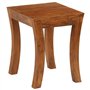 vidaXL Table Gigogne 3pcs Bois Massif d'Acacia Marron Ensemble de Table Basse