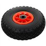 vidaXL 2X Roue de Diable PU Solide Pneumatique de Chariot Pneu de Brouette