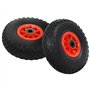 vidaXL 4X Roue de Diable PU Solide Pneu de Brouette Pneumatique de Chariot