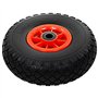 vidaXL 4X Roue de Diable PU Solide Pneu de Brouette Pneumatique de Chariot