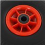 vidaXL 4X Roue de Diable PU Solide Pneu de Brouette Pneumatique de Chariot