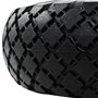 vidaXL 2x Roue de Diable PU Solide Pneu de Chariot Pneumatique de Brouette