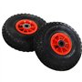vidaXL 4X Roue de Diable Caoutchouc Pneumatique de Chariot Pneu de Brouette