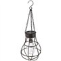 Suspension Solaire 10 LED Forme Ampoule 18x18x27cm - Fonctionnement Écologique et Économique à l'Énergie Solaire - Luminaire pou