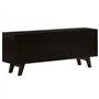 vidaXL Meuble TV Armoire Rangement Table Mobilier TV Bois de Manguier Massif