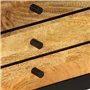 vidaXL Meuble TV Armoire Rangement Table Mobilier TV Bois de Manguier Massif