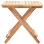 vidaXL Table d'Appoint Pliante Bois de Noyer Massif Table Auxiliaire Meuble