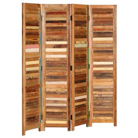 vidaXL Cloison de Séparation Bois de Récupération Massif 170 cm Paravents