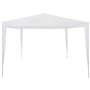 vidaXL Tente de Réception 3x4 m Blanc Jardin Terrasse Patio Tonnelle Pavillon