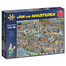 JUMBO 19199 Jan Van Haaster Puzzle 1 000 pièces « La Pharmacie, Multicolore