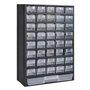 vidaXL 2X Boîte à Outils de Rangement 41 Tiroirs Plastique Étagère Armoire