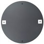 vidaXL Miroir Mural 60 cm Rond Verre Décoration Mur Salle de Séjour Maison