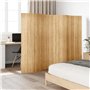 vidaXL Cloison de Séparation Bambou Naturel Séparateur de Pièces Paravent