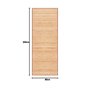vidaXL Tapis Bambou 80x200 cm Marron Salon Cuisine Salle Séjour Tapis de Sol