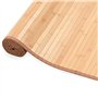 vidaXL Tapis Bambou 80x200 cm Marron Salon Cuisine Salle Séjour Tapis de Sol