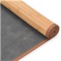 vidaXL Tapis Bambou 80x200 cm Marron Salon Cuisine Salle Séjour Tapis de Sol