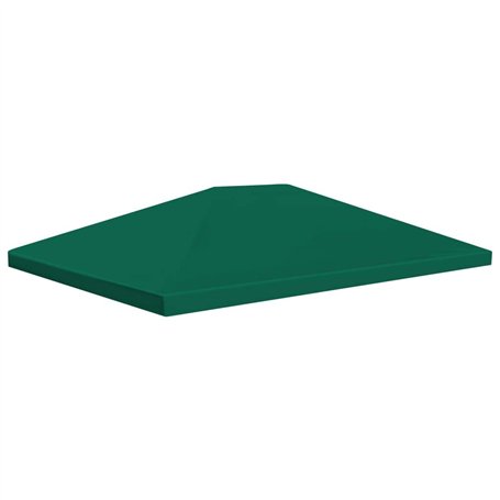 vidaXL Toile Supérieure de Belvédère Toit de Rechange de Tonnelle Dessus de Chapiteau Jardin Terrasse Extérieur 310 g/m² 4x3 m V